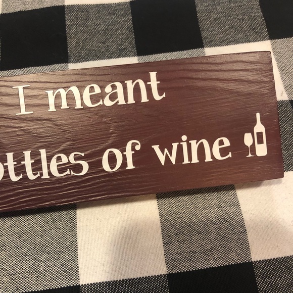 Wine Handmade sign - Picture 6 of 8